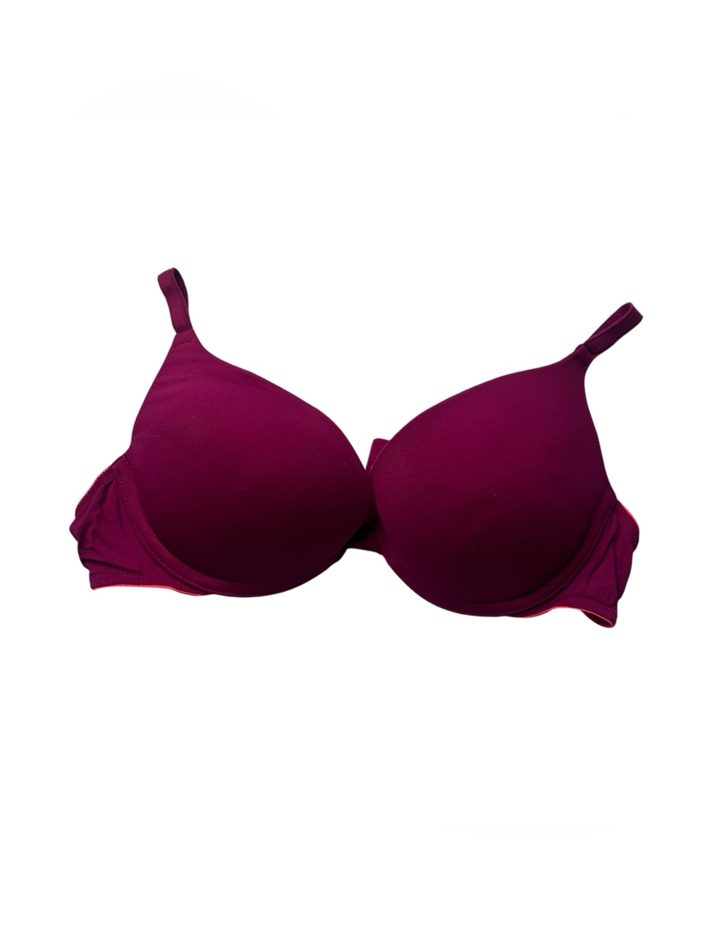 Pink Victoria’s Secret Push Up Padded Bra 34b - Deep Berry
